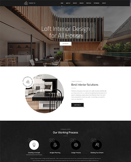theratio home one page