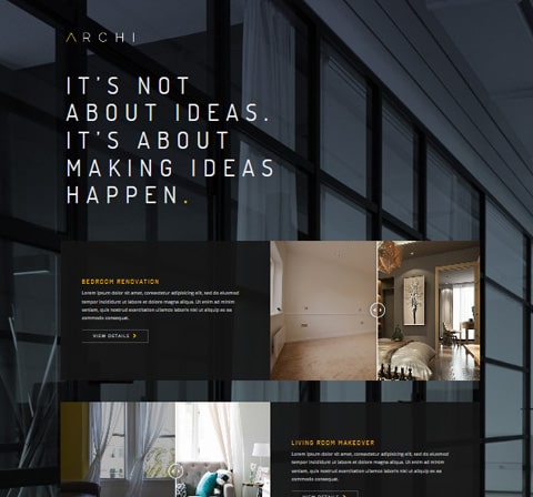 Archi - Interior Design WordPress Theme